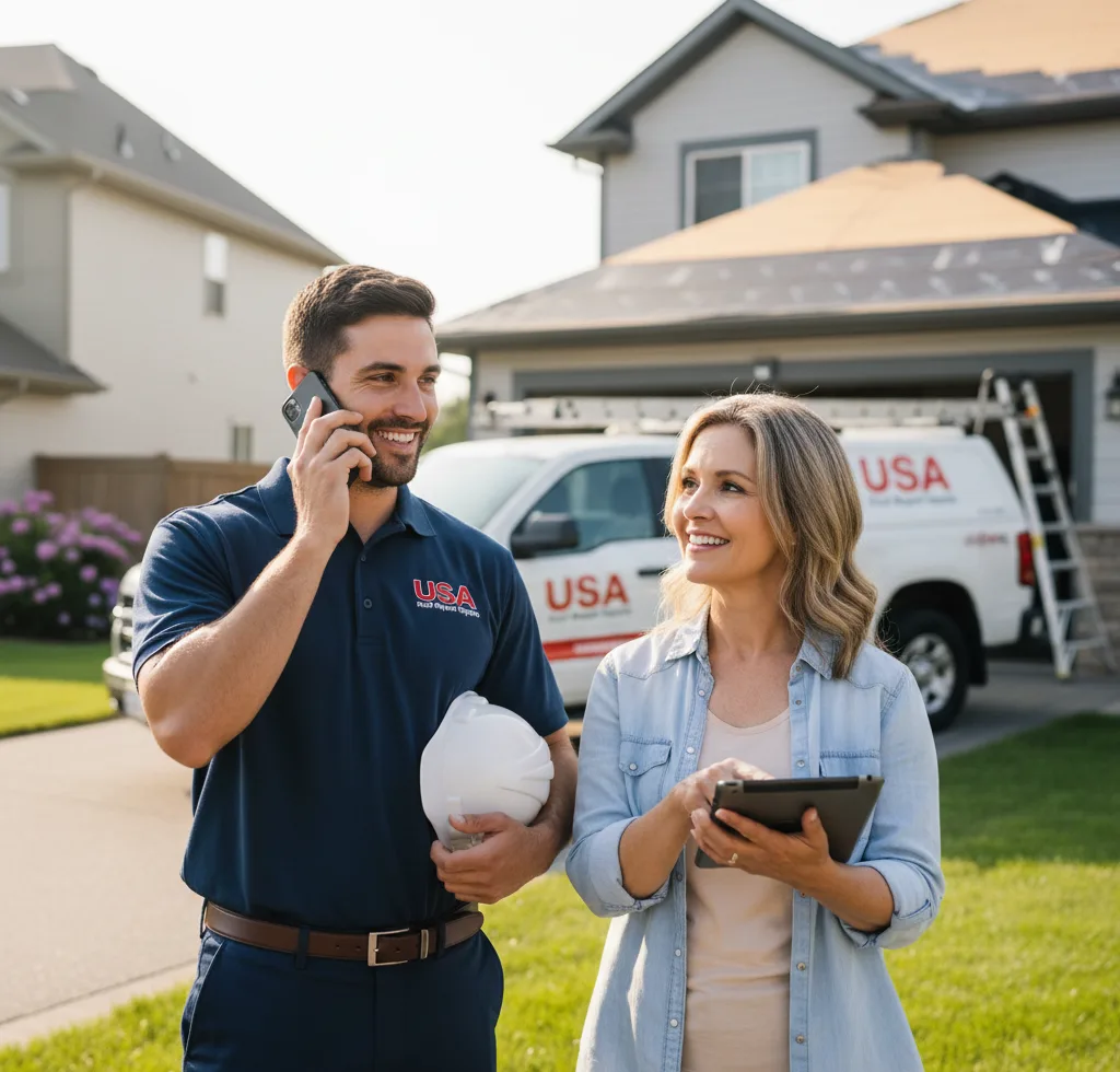 USA Roof Repair Experts customer support in Valdese